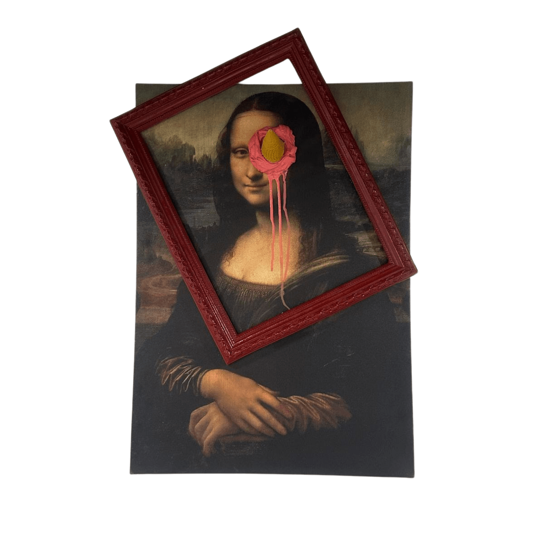 Ice Cream Mona Lisa Tablo Heykel - vinterro