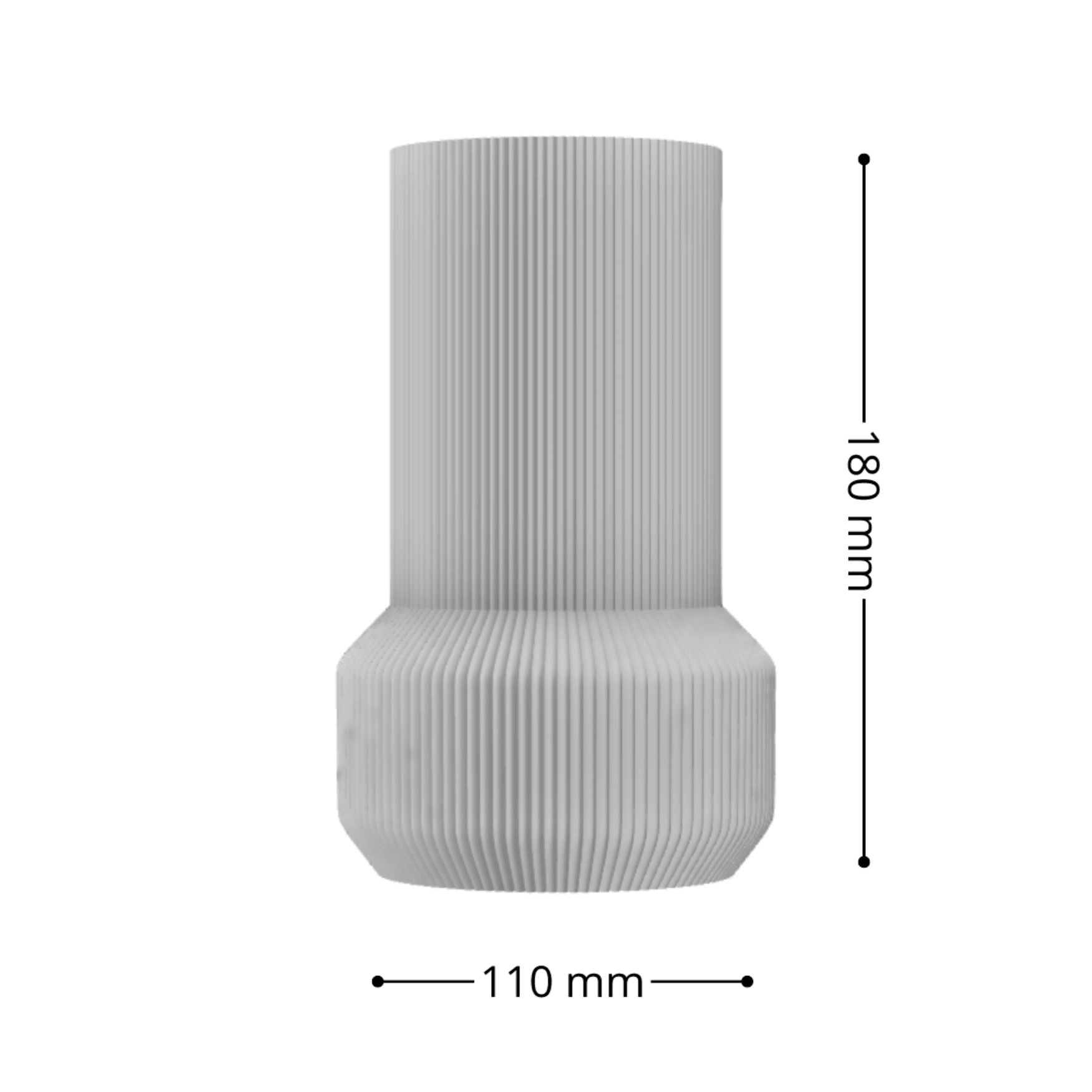 3D Baskı Vazo - journey - vinterro