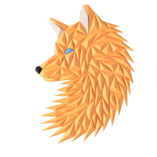 Geometric Wolf - vinterro