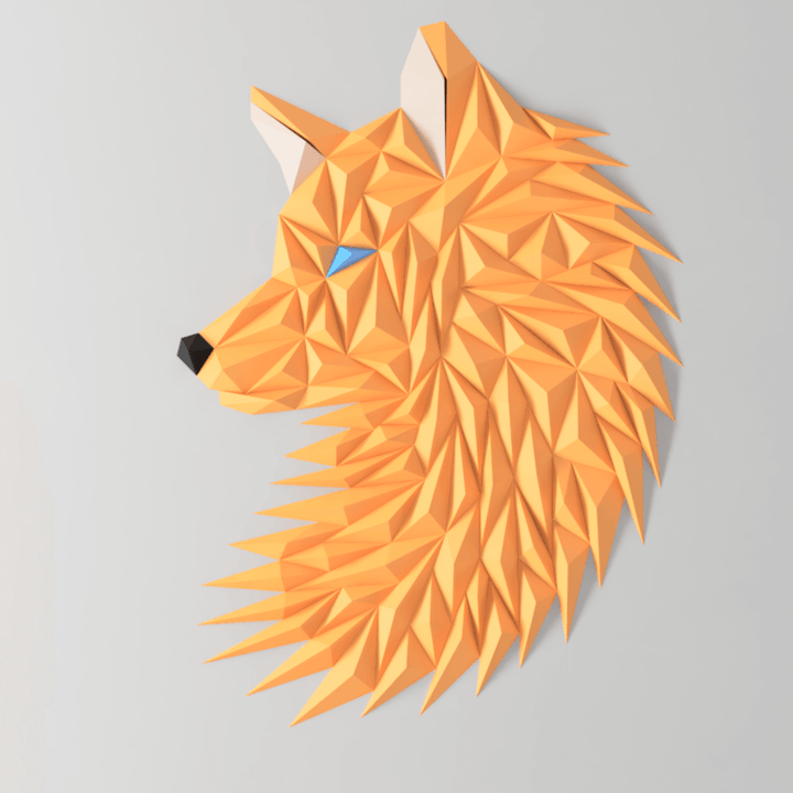 Geometric Wolf - vinterro