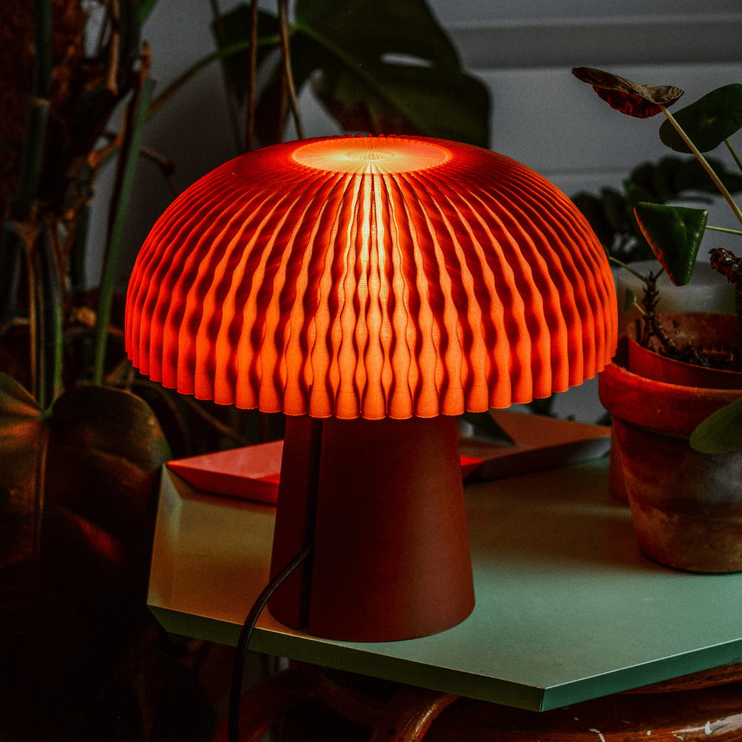 Orange Table Lamp - vinterro