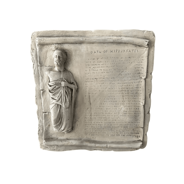 Hipokrat Yemini Tablet Heykel - vinterro