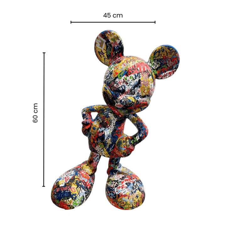 Design Mickey Basquiat Sculpture - vinterro