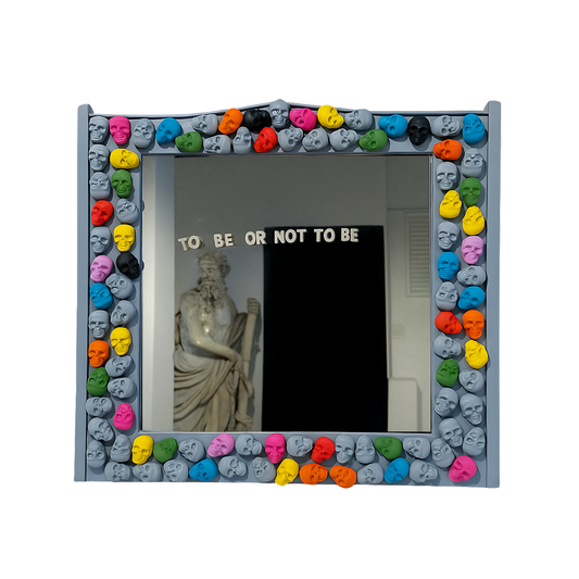 Design Wall Mirror Color Skull