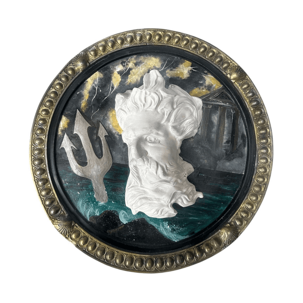 Poseidon Rölyef Tablo Heykel - vinterro