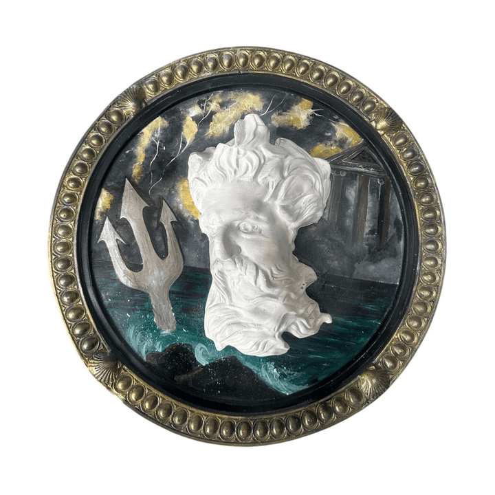Poseidon Rölyef Tablo Heykel - vinterro