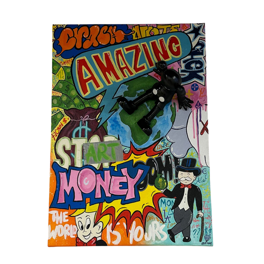 Kaws Pop Art World Tablo