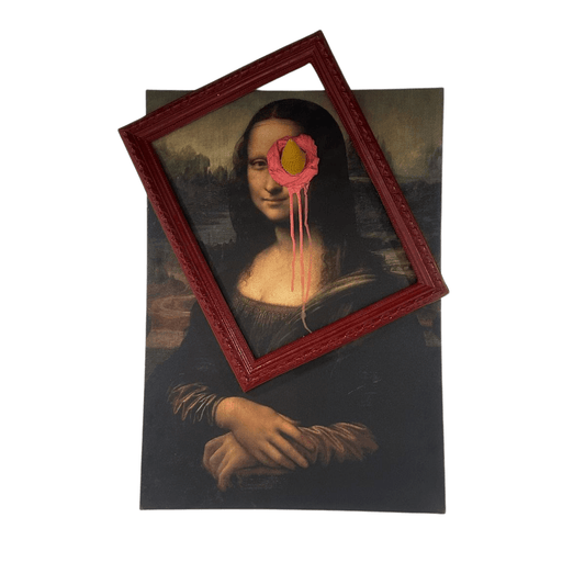 Ice Cream Mona Lisa Tablo Heykel - vinterro