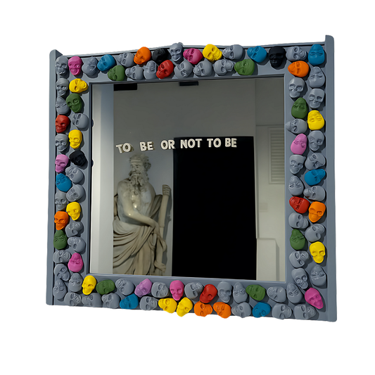 Design Wall Mirror Color Skull