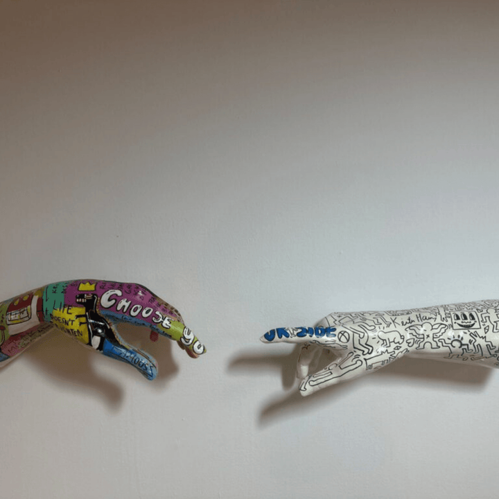 The Creation of Adam Sculpture - vinterro