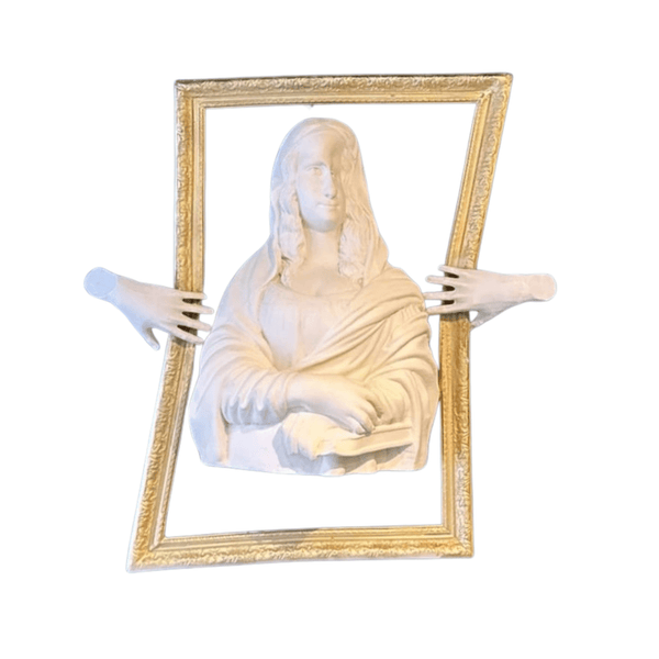 Design Mona Lisa Wall Bust Sculpture - vinterro