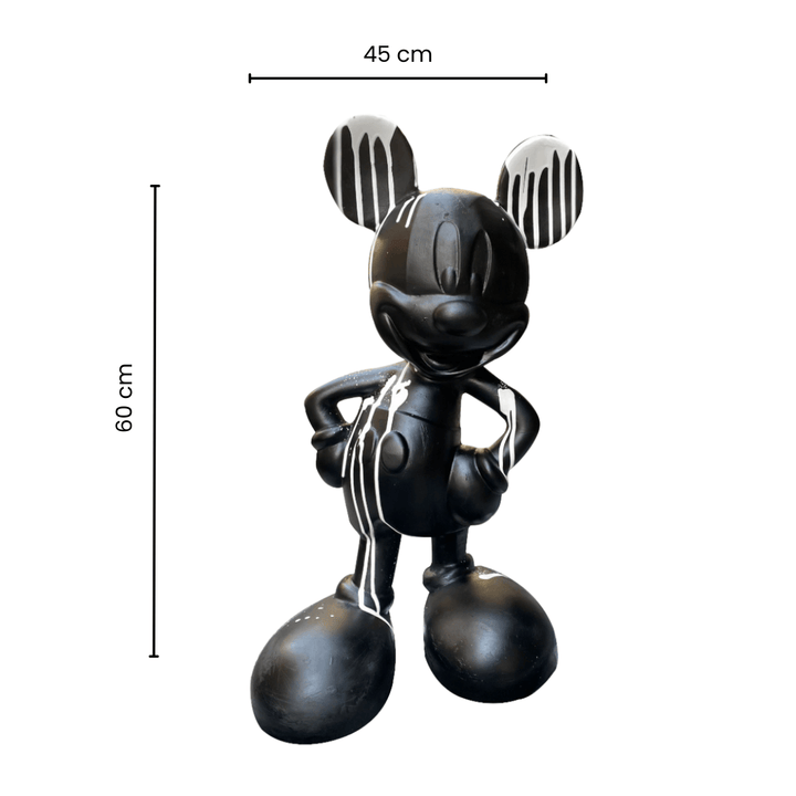 Design Mickey Sculpture Black - vinterro