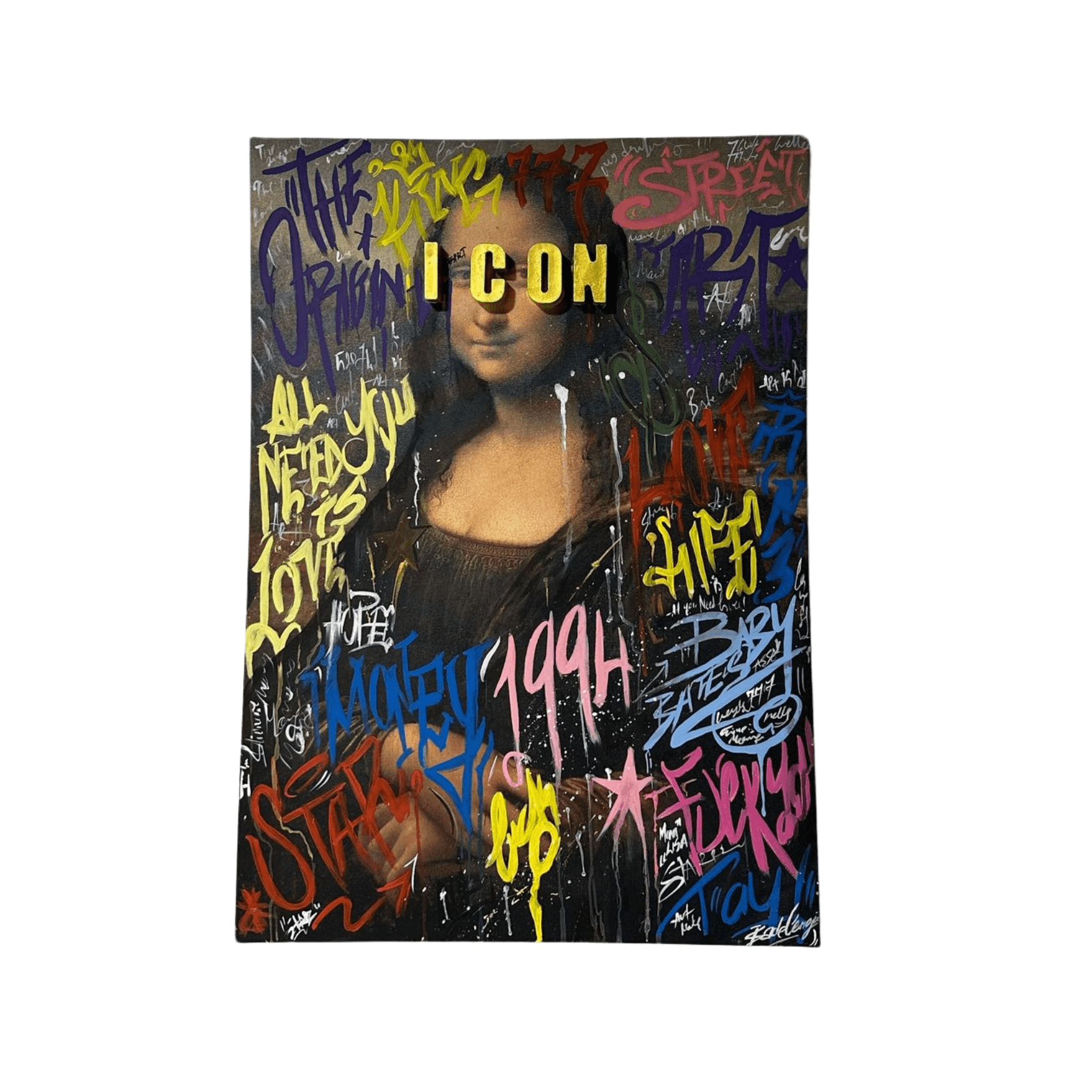 Icon Mona Lisa Tablo Heykel - vinterro