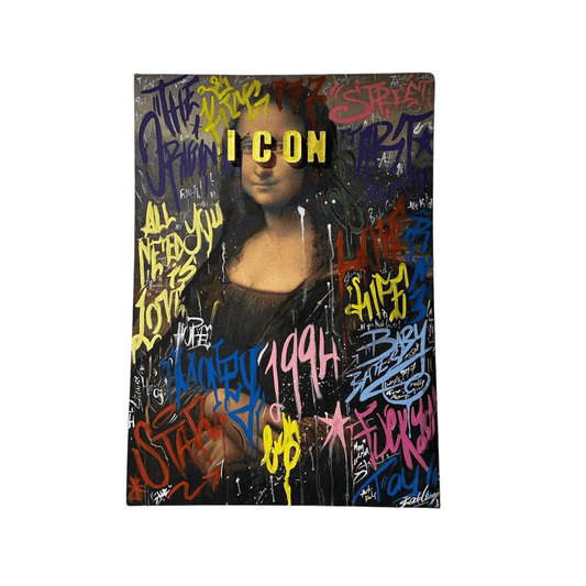 Icon Mona Lisa Tablo Heykel - vinterro