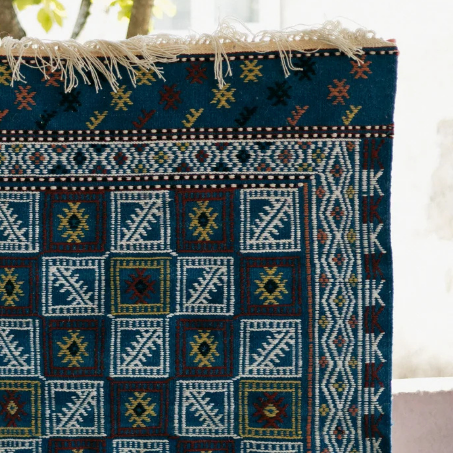 Pıtrak Cicim Kilim - Lacivert - vinterro