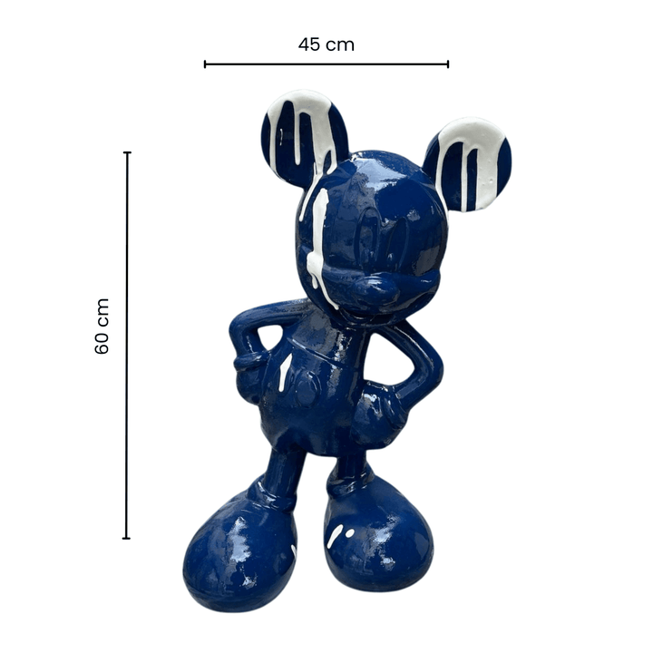 Design Mickey Sculpture Blue - vinterro
