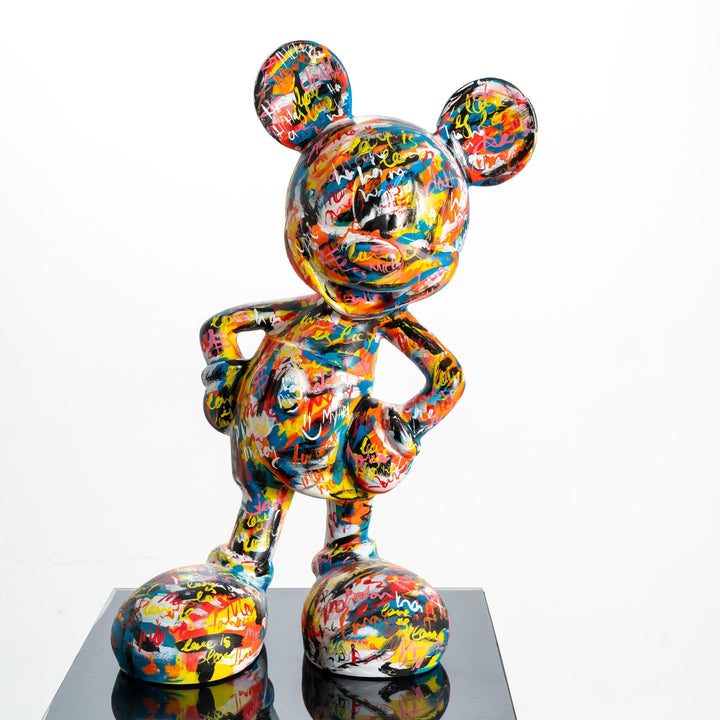 Design Mickey Basquiat Sculpture II - vinterro