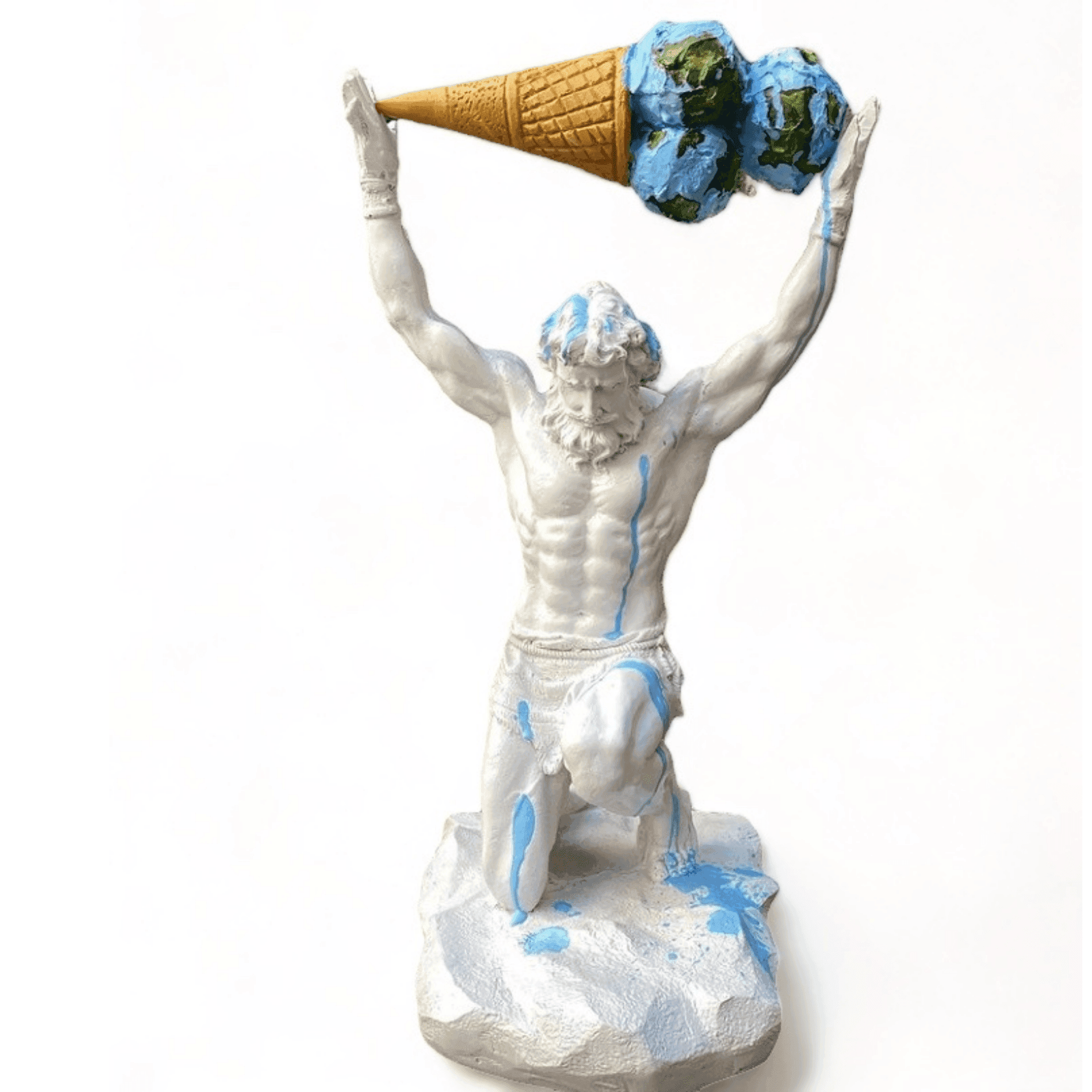 Atlas-Ice Cream Statue - vinterro