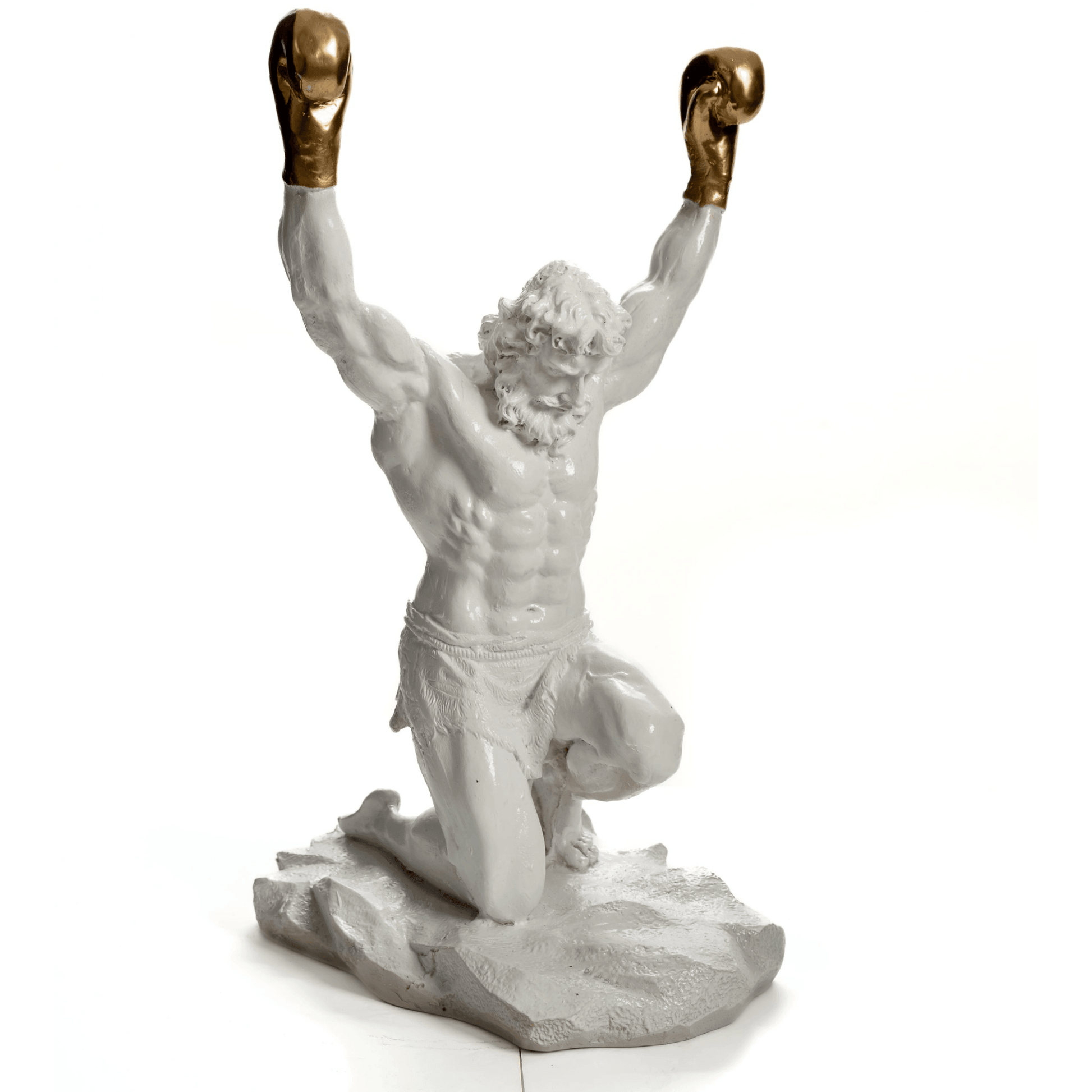 Atlas Golden Glove Statue - vinterro