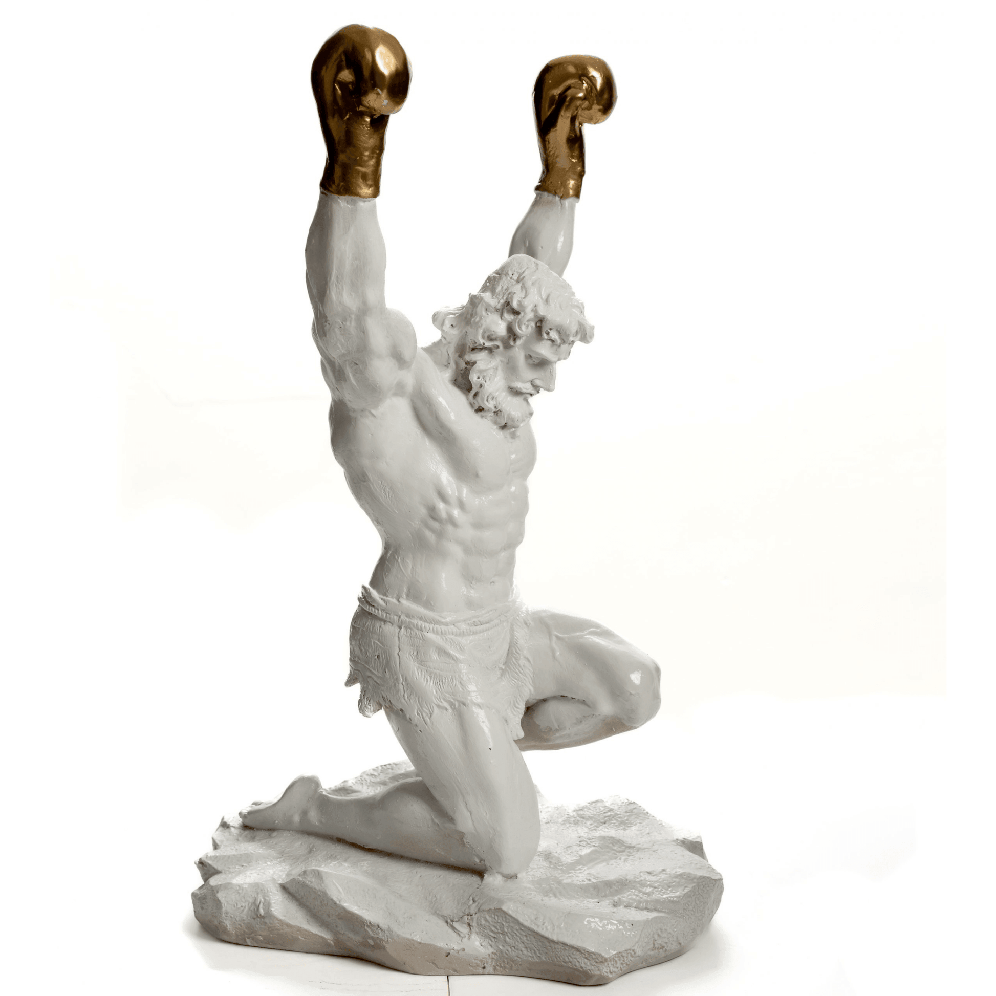 Atlas Golden Glove Statue - vinterro