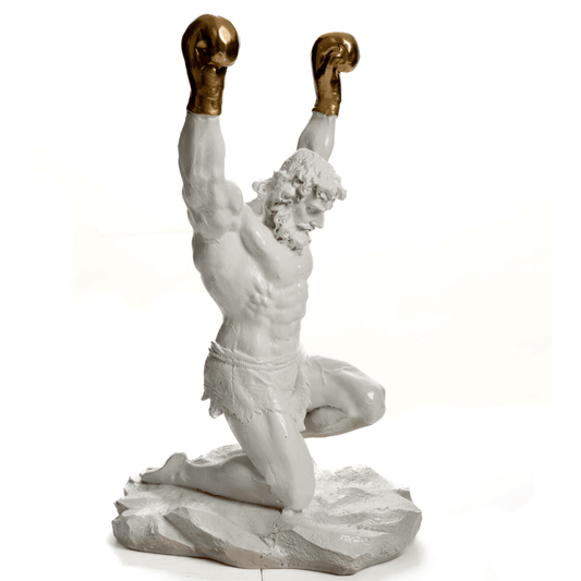 Atlas Golden Glove Statue - vinterro