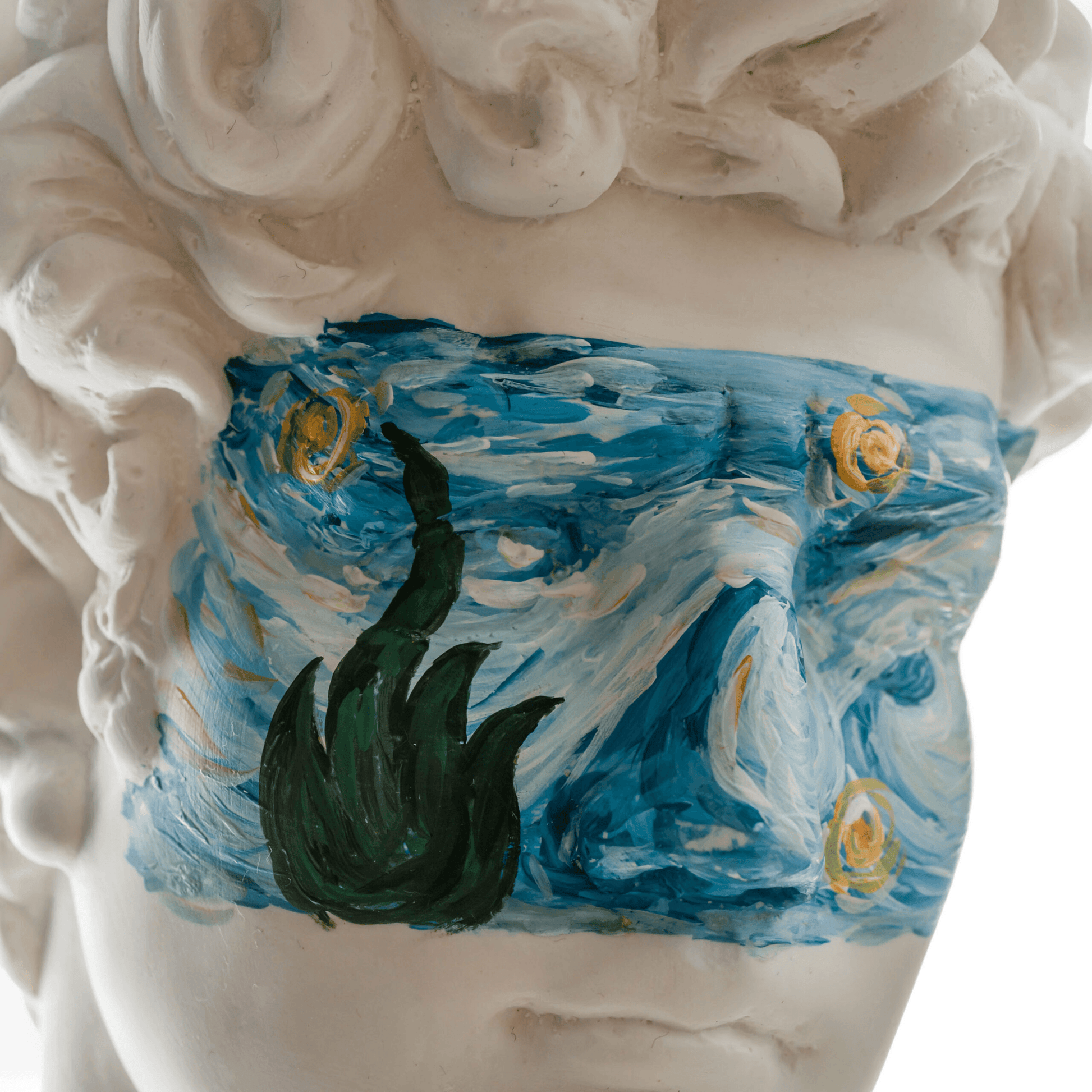 David Starry Night Sculpture - vinterro