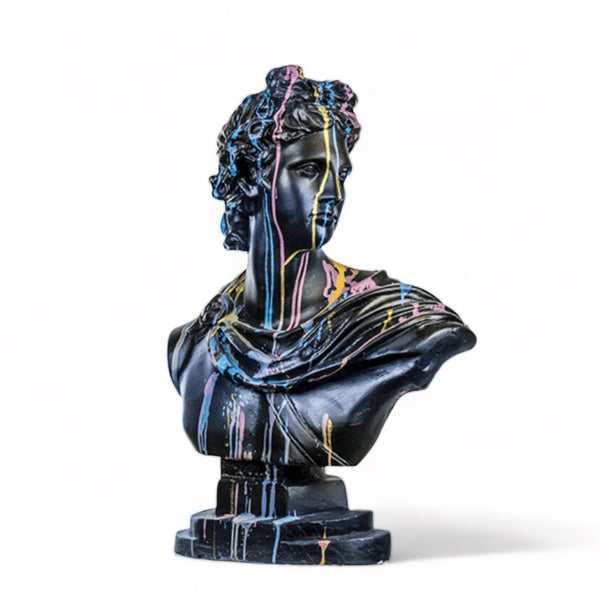 Design Black Colors Apollo Sculpture - vinterro