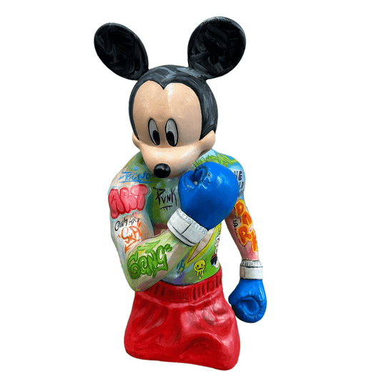 Design Boxer Mickey Pop Art Sculpture - vinterro