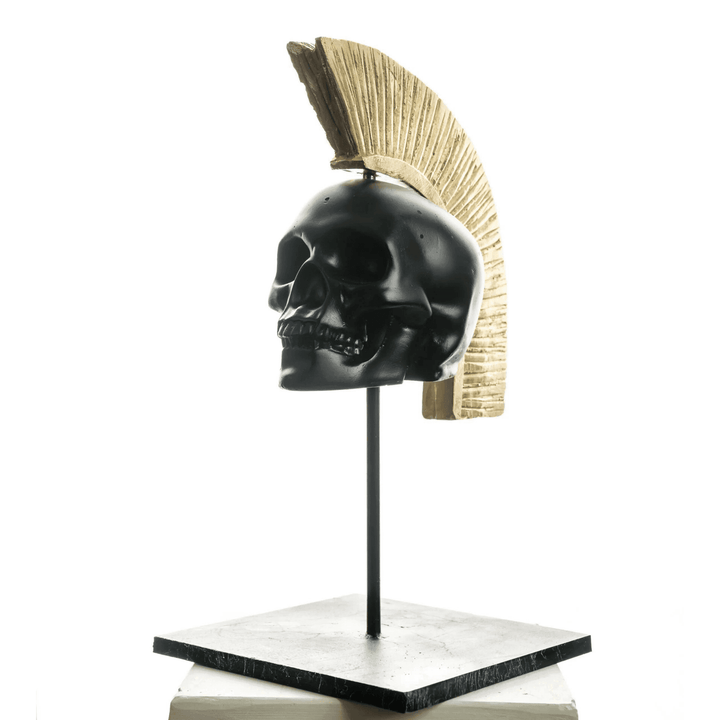 Design Gold Skull Sculpture - vinterro