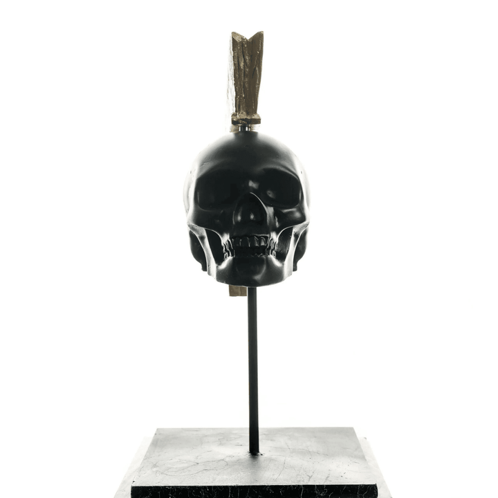 Design Gold Skull Sculpture - vinterro