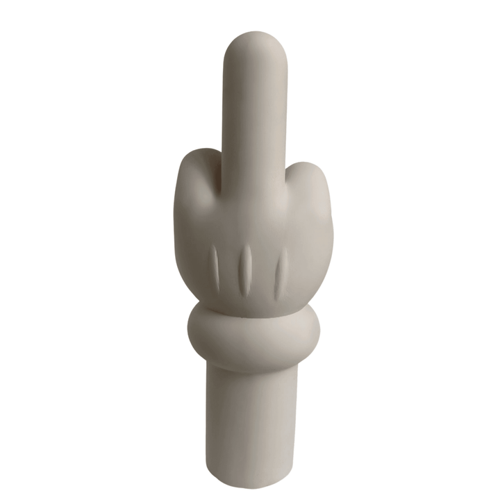 Design Mickey White Sculpture - vinterro