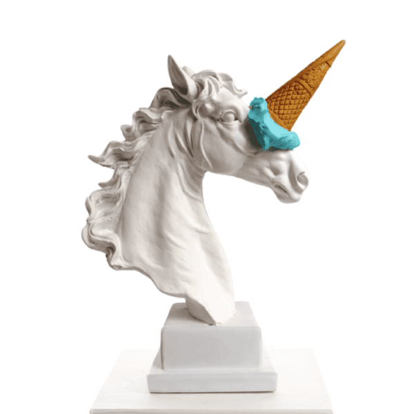 Desing Unicorn Horse Blue - vinterro