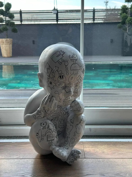 Doodle Baby Sculpture - vinterro