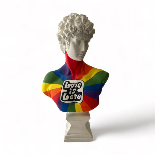 Love is Love David Sculpture - vinterro