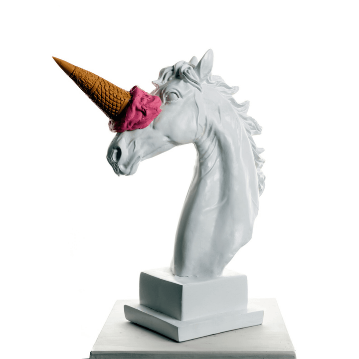 Unicorn Horse Ice Cream Pink - vinterro